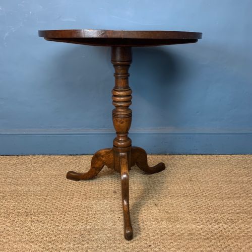 A Late Georgian Somerset Oak Tripod Table Circa 1820