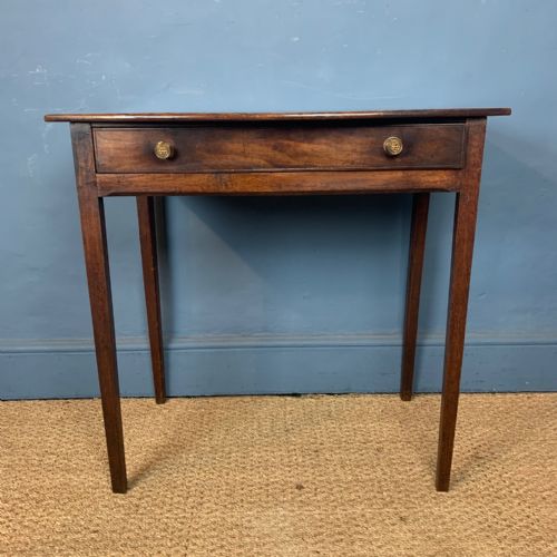 A George 111 Mahogany Bow Front Side Table Circa 1820