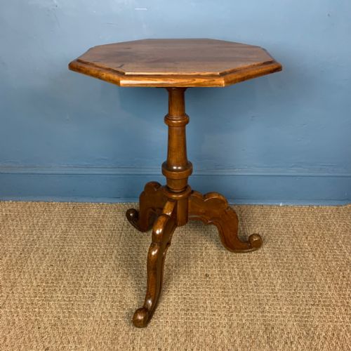 A William IV Ash Octagonal Tripod Table Circa 1835 Possibly Scottish