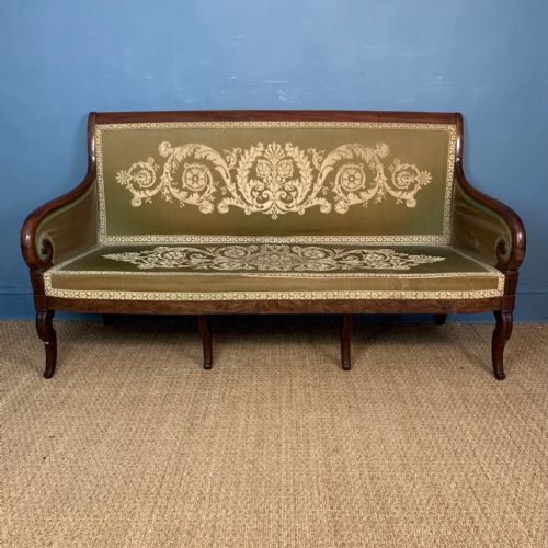 A Charles X Mahogany Sofa Circa 1830