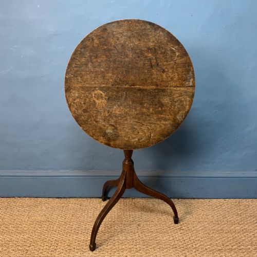 A Regency Oak Tripod Table Circa 1810