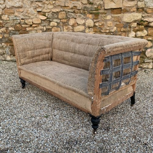A Victorian Ebonised Sofa in Howard Style Circa 1880