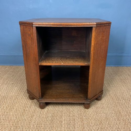 A Heals Oak Book Table Circa 1930 in Fumed Oak