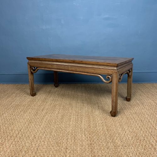 A Late Ching Period Chinese Faded Padouk Opium or Coffee Table Circa 1900.