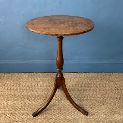 A Regency Oak Tripod Table Circa 1810