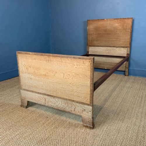 A Heals and Son Oak Single Bed Circa 1930