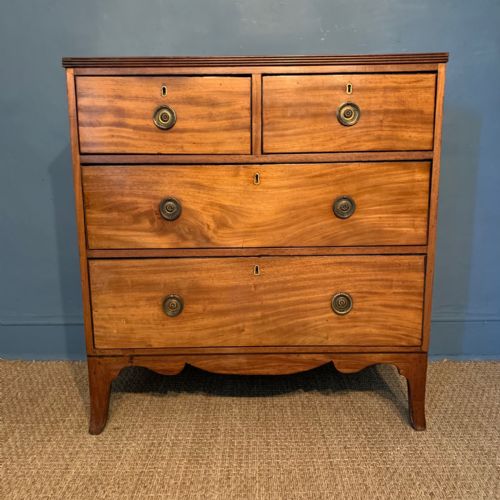 A George 111 Small Faded Mahogany Chest of Drawers Circa 1810