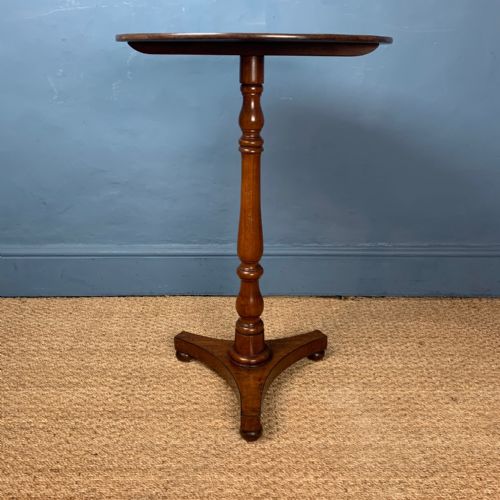A George IV Mahogany and Ebony Strung Lamp Table Circa 1830