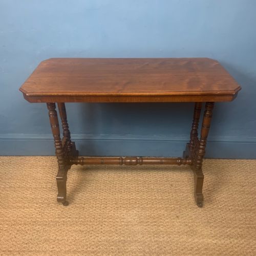 A Victorian Walnut Aesthetic Movement Writing Table Circa 1880.