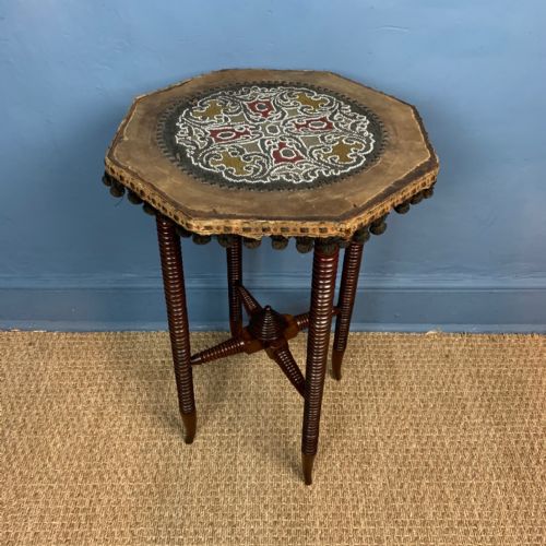 A Rare Victorian Bobbin Turned Table Circa 1890