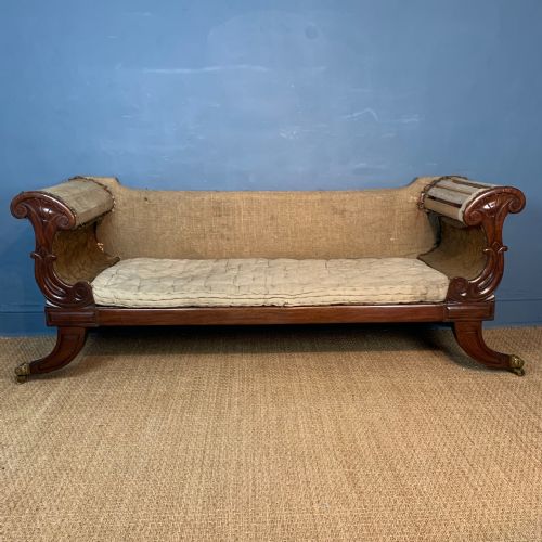 A George IV Mahogany Sofa Circa 1825 in the Grecian Style