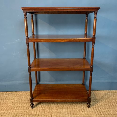 A William IV Faded Mahogany 4 Tier Stand Circa 1835