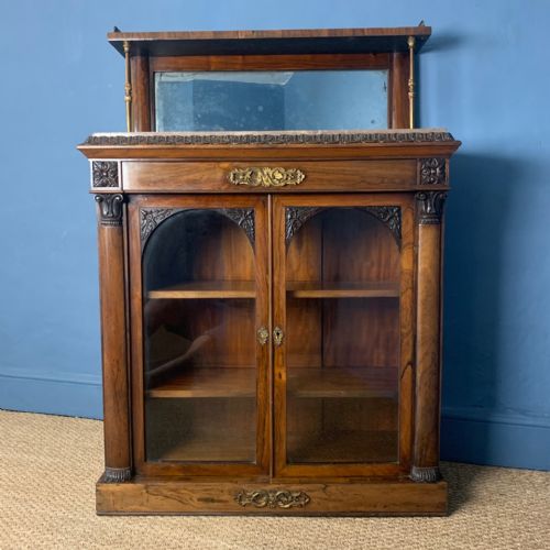 A George IV Rosewood Library Cabinet by Gillows Circa 1825