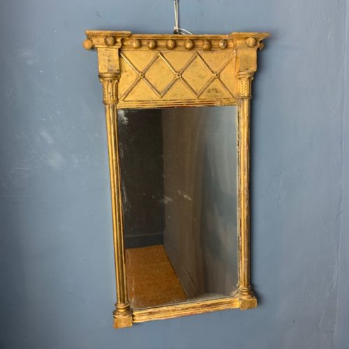 A Small Regency Gilt Pier Mirror C 1820