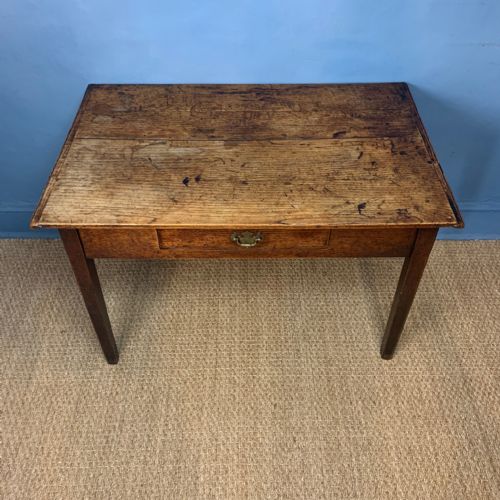 A George 111 Oak Side Table C 1800