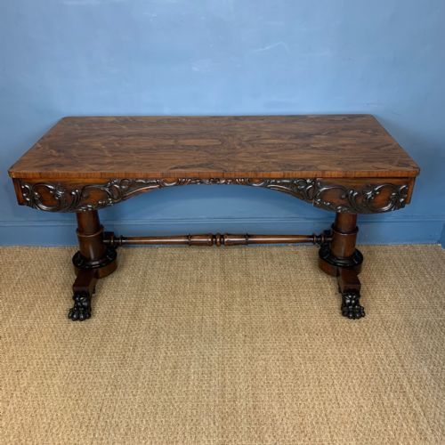 An Early Victorian Rosewood Writing Table Circa 1840