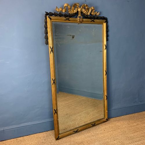 A Large Early 19th C Italian Empire Pier Mirror Circa 1830