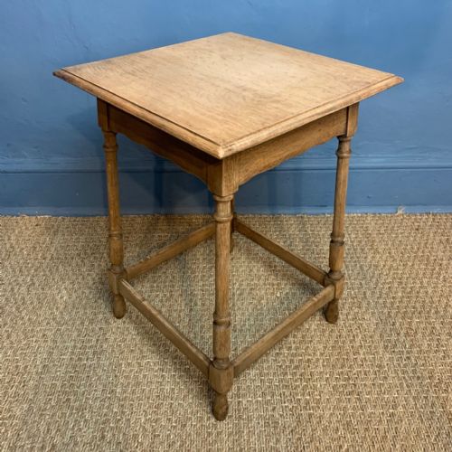 An Edwardian Oak Square Table Circa 1910 by Waring and Gillow