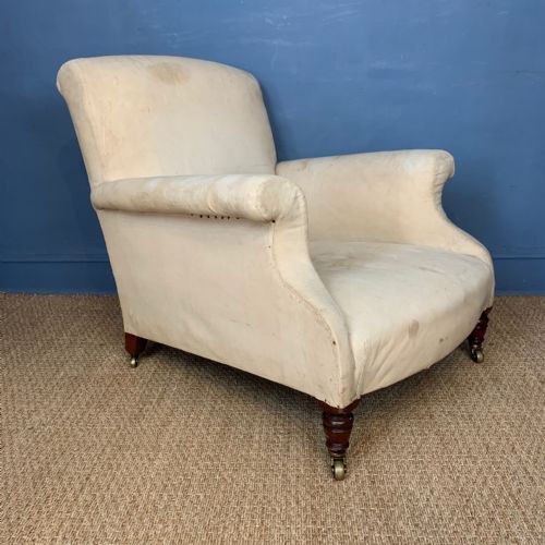 A Large Victorian Country House Armchair C1890 by Hindley and Sons