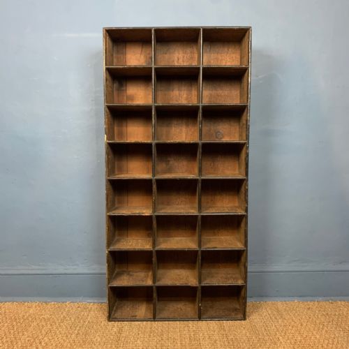A Set of Late Georgian Pine Pigeonholes  C 1820