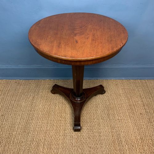 A William IV Mahogany Circular Lamp Table Circa 1835