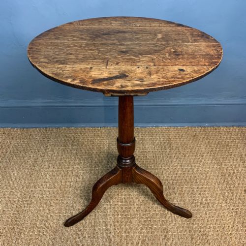 A Late Georgian Oak Tripod Table Circa 1800