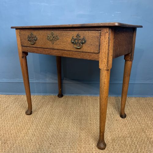 An Early George 11 Oak Lowboy Circa 1760