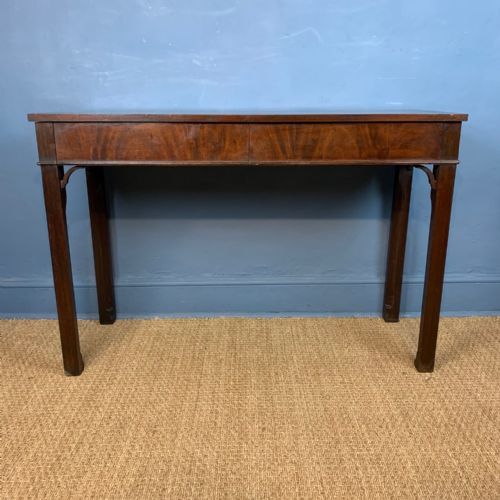 A George 111 Style Mahogany Serving Table Circa 1900