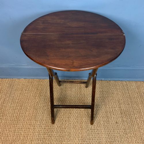 A Small Late Georgian Circular Folding Coaching Table Circa 1830