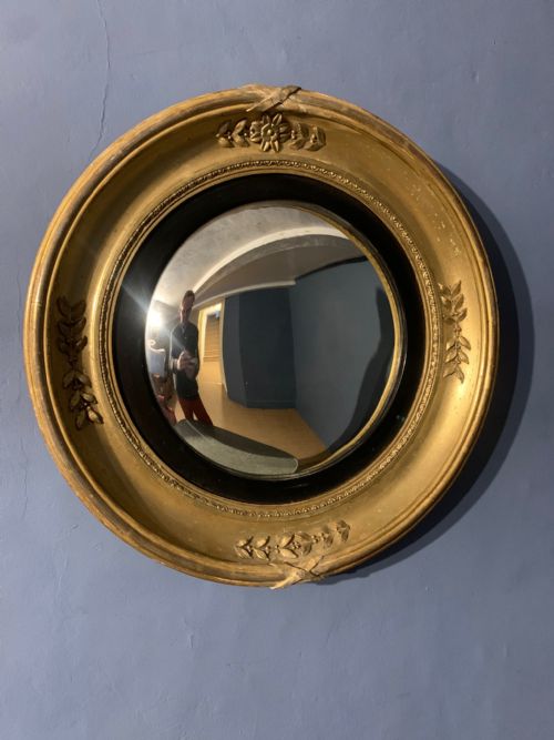 A George IV Gilt Convex Mirror Circa 1830
