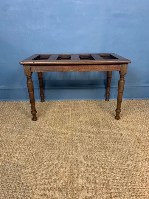 A Large Victorian Mahogany Luggage Rack Circa 1890