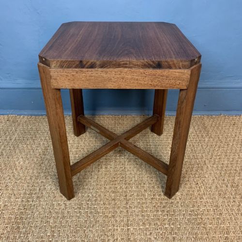 An Art Deco Indian Rosewood Stool Circa 1930