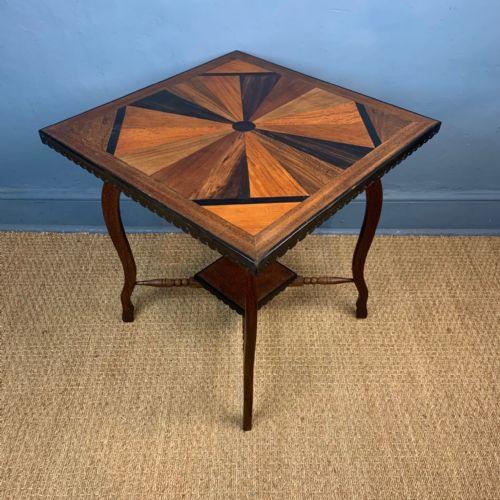 A Ceylonese Arts and Crafts Specimen Table . Galle Circa 1910
