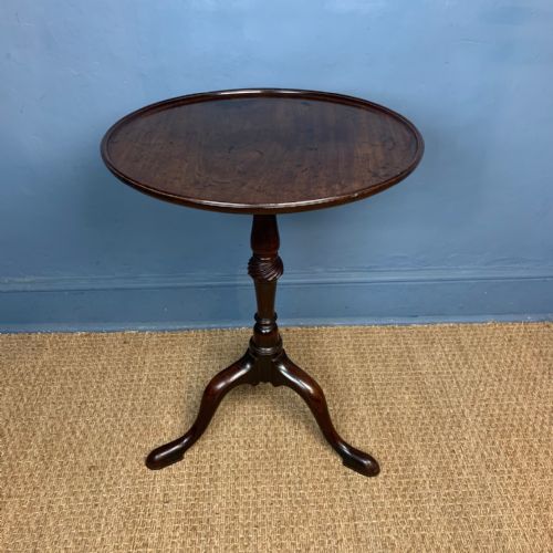 A Late George 11 Mahogany Tripod Table Circa 1750
