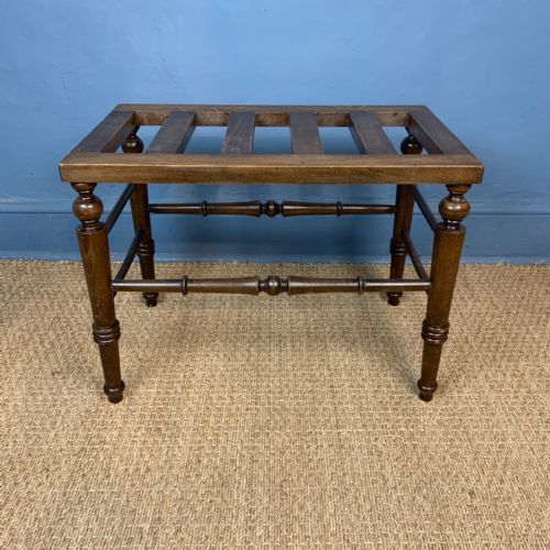 An Aesthetic Movement Birch Luggage Rack Circa 1890