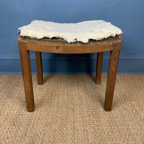 A Cotswold Oak Saddle Seated Stool Circa 1930