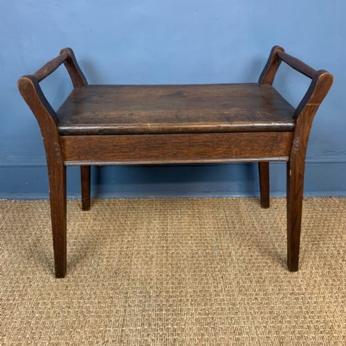 An Edwardian Oak Stool Circa 1910