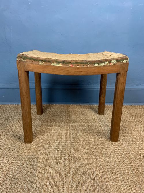 A Cotswold School Oak Stool Circa 1930