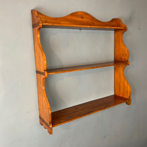 A Set of Mid 19th C Mahogany Wall Shelves Circa 1840