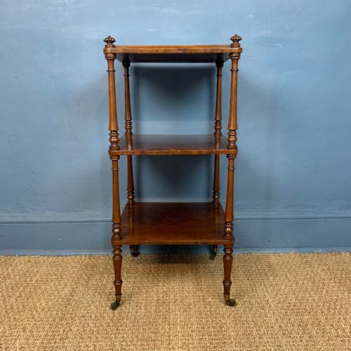 A George IV Mahogany Whatnot Circa 1825 Attributed to Gillows of Lancaster.