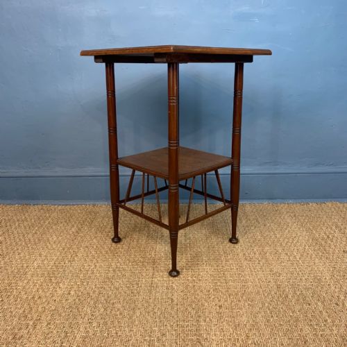 An Aesthetic Movement Mahogany 2 Tier Godwin Table Circa 1880