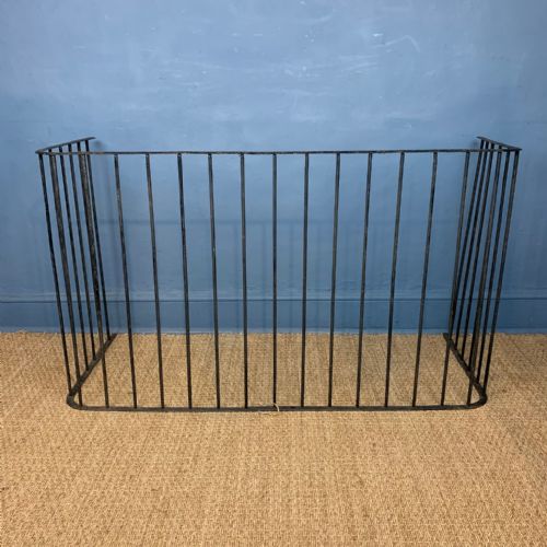 A Large Early 19th C Wrought Iron Nursery Fender