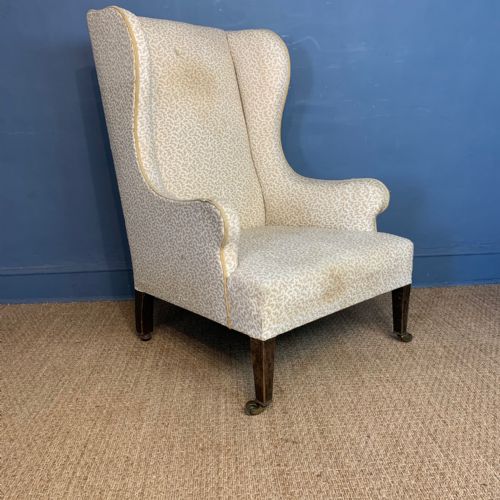 A Late Victorian Wing Armchair Circa 1900