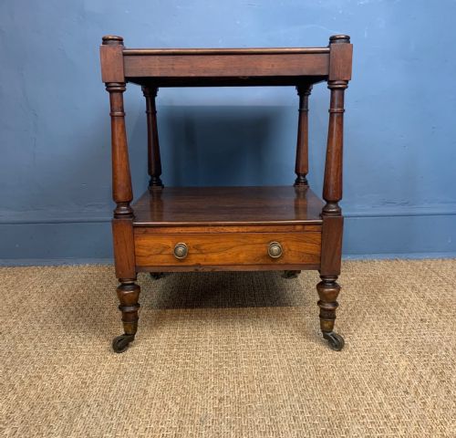 A Late Regency Rosewood Two Tier Lamp Table Circa 1830