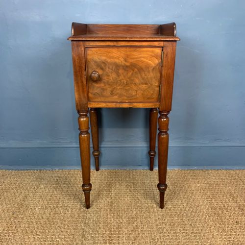 A George IV Mahogany Bedside Table Circa 1820
