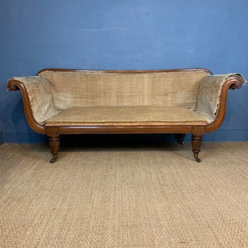 A George 1v Mahogany Scroll End Sofa Circa 1830