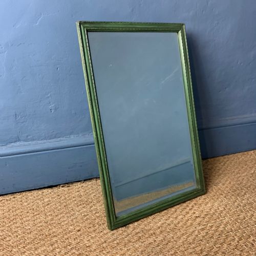 An Art Deco Green Painted Dressing Table Mirror Circa 1925