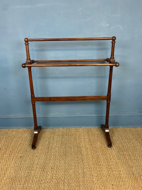 A Regency Mahogany Towel Rail Circa 1830