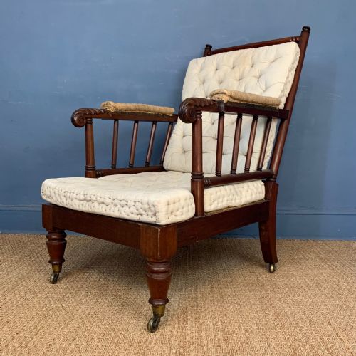 A George IV Mahogany Library Chair Circa 1830