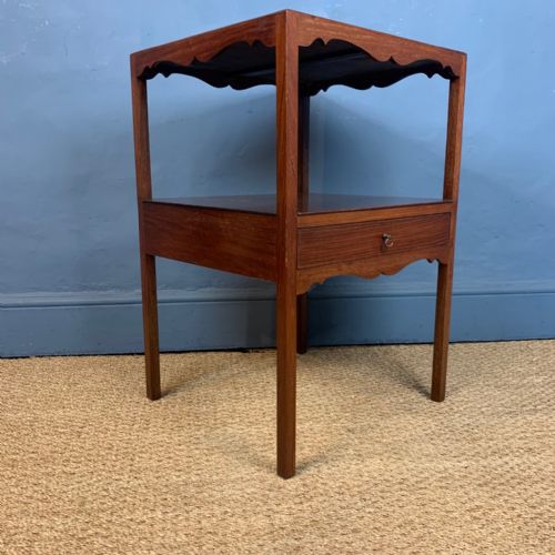 A Late 19th C 2 Tier Rosewood Bedside Table Circa 1900